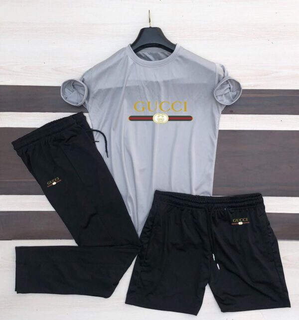 Gucci T SHIRT+LOWER+short(3 pcs) - Image 5