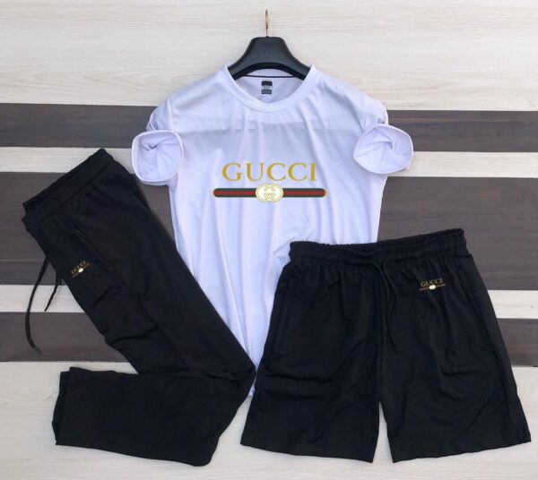 Gucci T SHIRT+LOWER+short(3 pcs) - Image 3