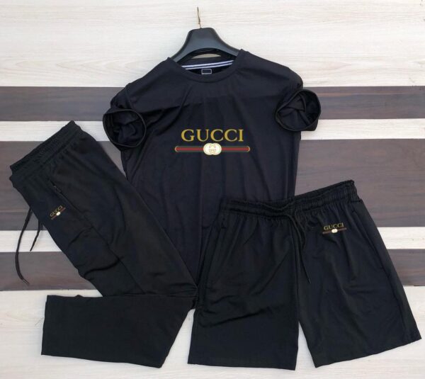 Gucci T SHIRT+LOWER+short(3 pcs) - Image 4