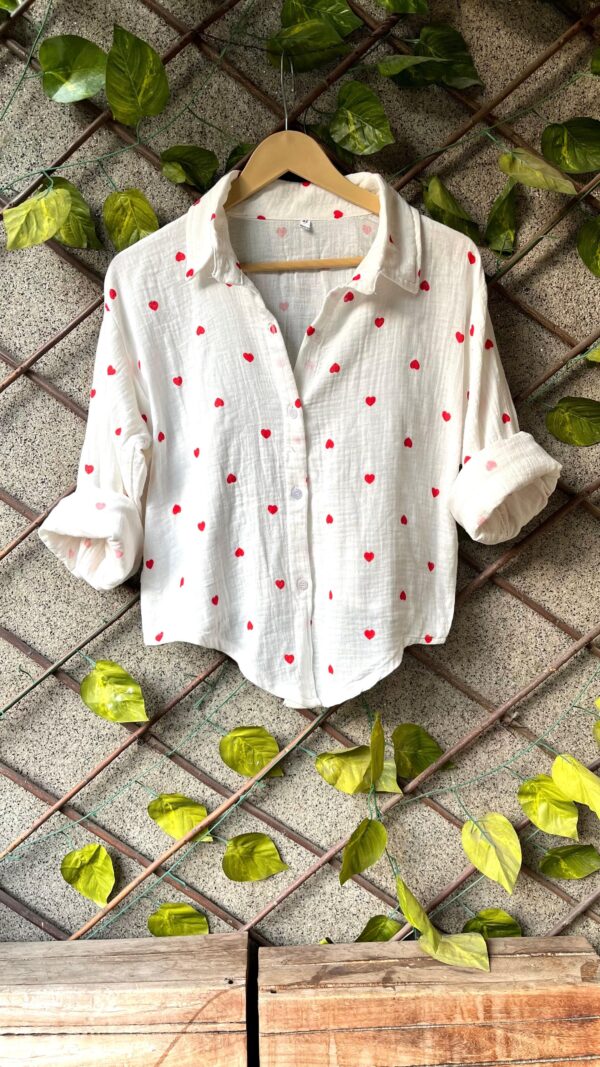 PRINTED MULMUL COTTON SHIRT